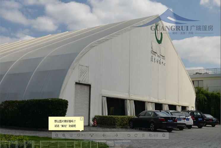 大型戶外鋁合金活動倉庫篷房30米跨度桃形飛機預(yù)備機庫篷房